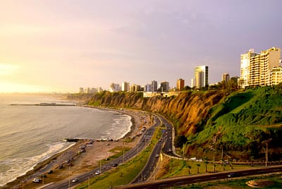 Scenery by the Ocean in Peru